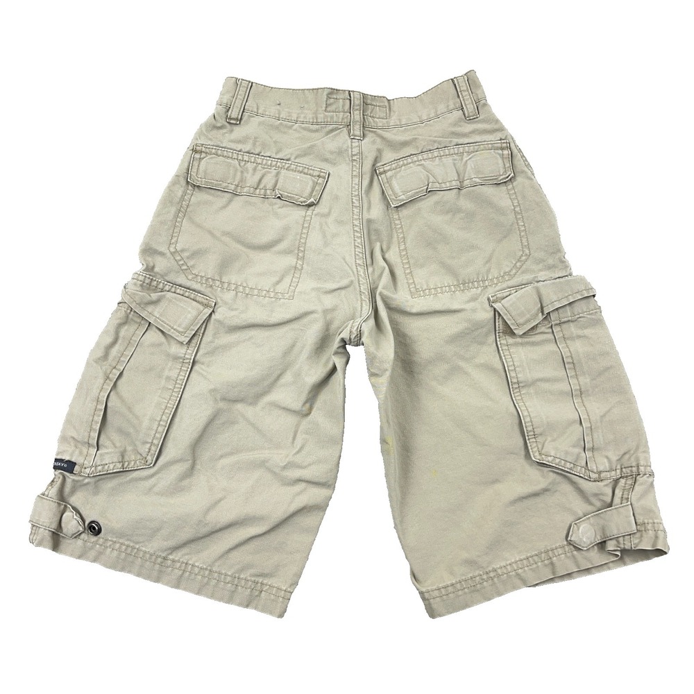 Vintage Y2K Unionbay Cargo Shorts Boys 10 Tan Khaki Baggy Skate Youth Retro